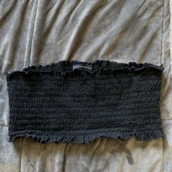 Black Brandy Melville Cropped Bandeau 