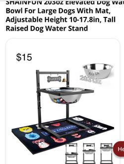 Dog water stand