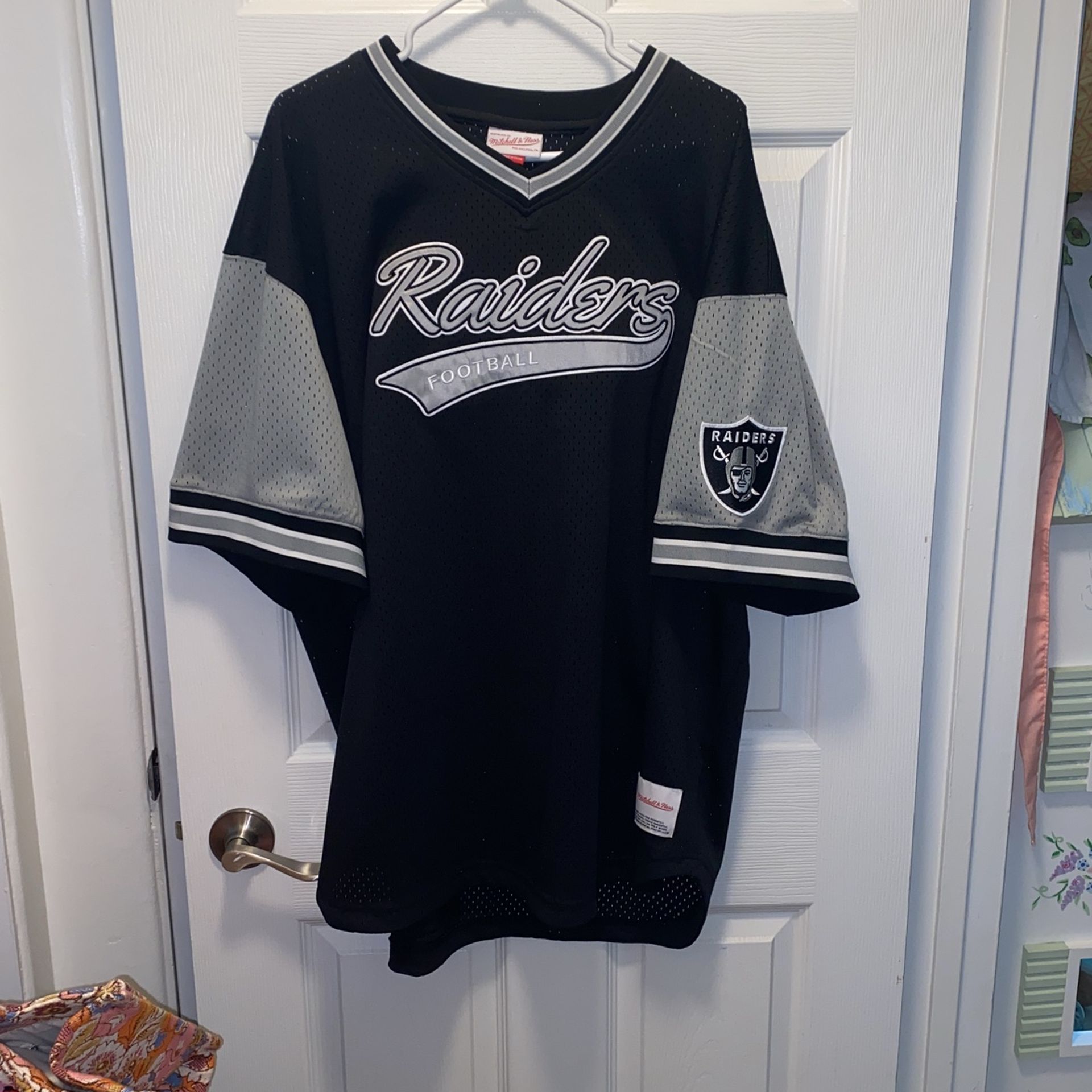 Mitchell & Ness Raiders Baseball Jersey