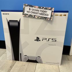 Sony Playstation 5 New PS5 Gaming Console -90 Day Warranty-$1 DOWN-NO Credit Needed