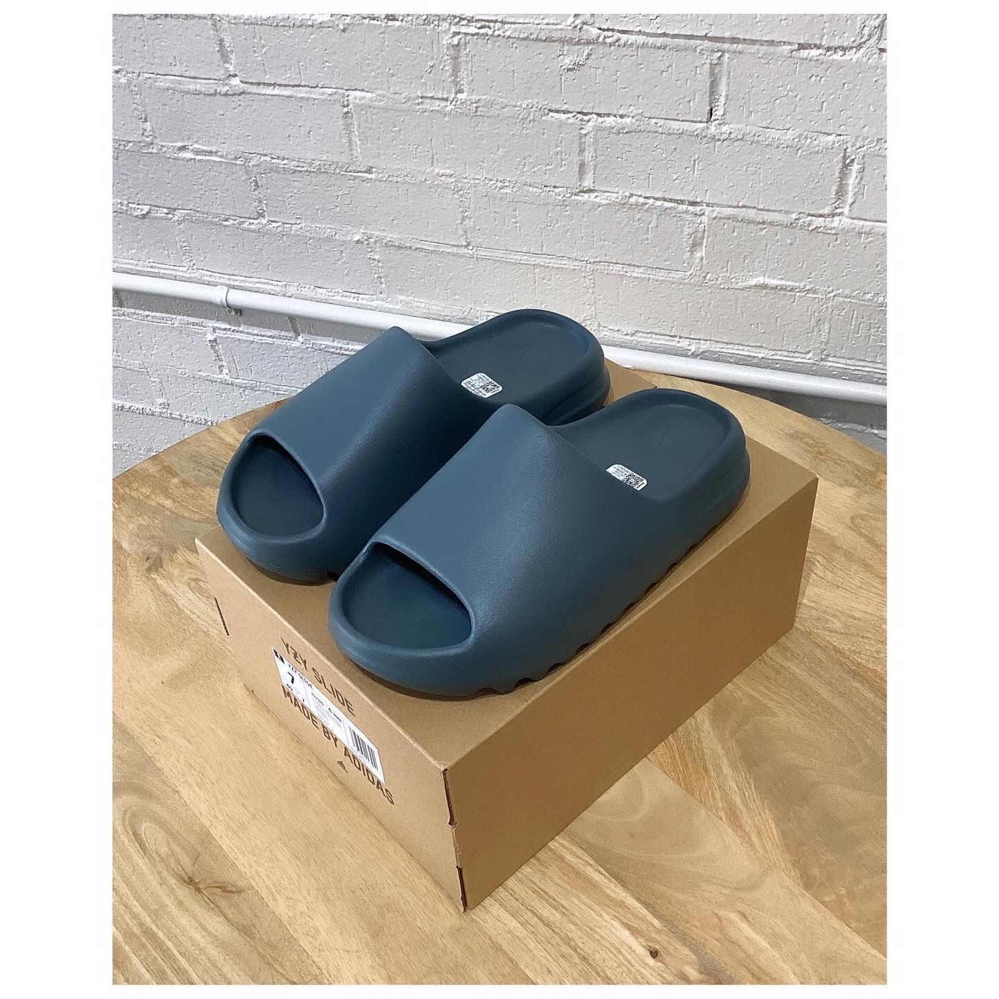 YEEZY SLIDE SLATE MARINE — Size 7, 8, & 9
