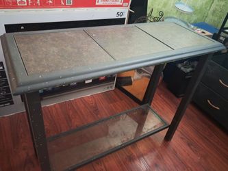 Sofa or Bar Height Table, No Broken Pieces & Removable Top Tiles
