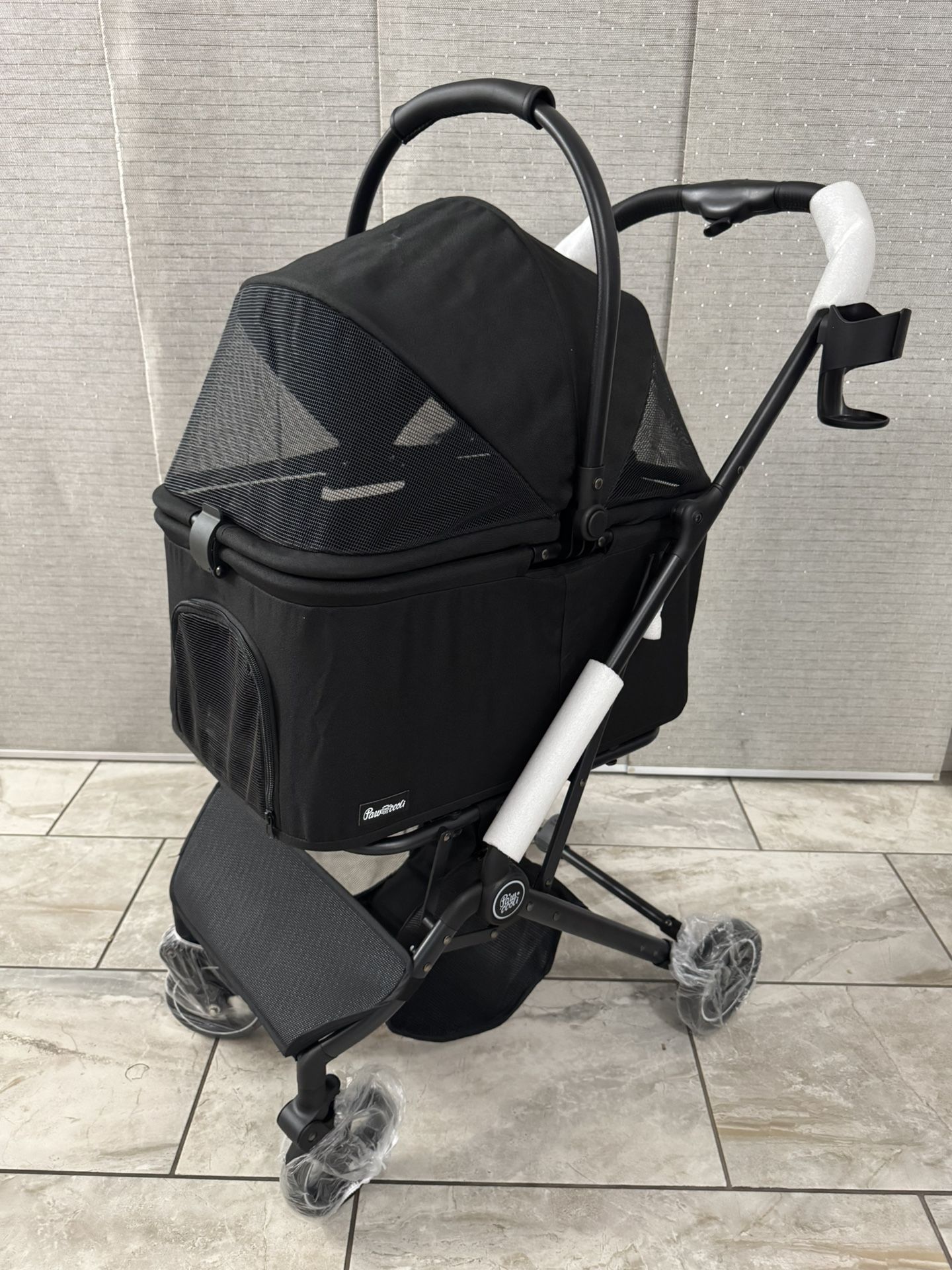 NEW Pawccoli 4 Wheels Pet Stroller, Dog Stroller for Small/Medium Dogs and Cats 