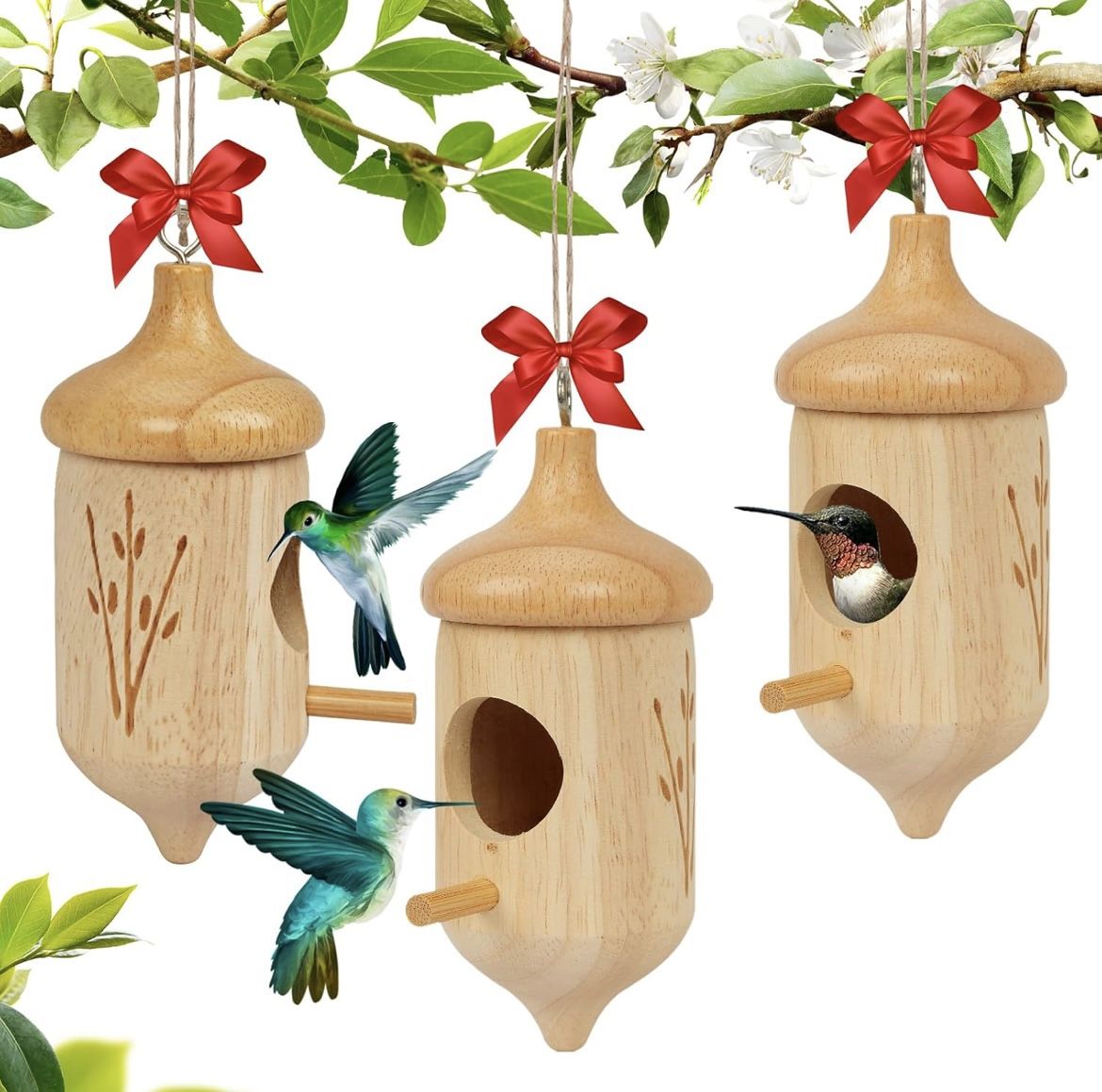 New Hummingbird Small Bird Wood Houses