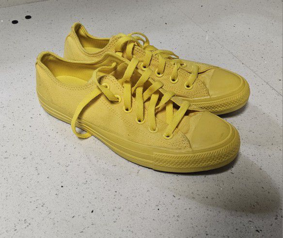 All Yellow Converse 