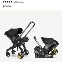 Doona Infant Car Seat & Stroller Nitro Black (Like-New!) $430 (originally $600+)