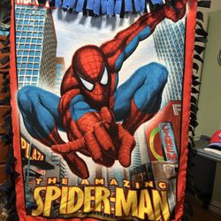 Spider-Man Tie Blanket 3.5 Feet By 5 Feet