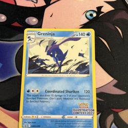 Pokemon Greninja (Illustration Contest 2022) - SWSH: Sword & Shield Promo Cards (SWSD)