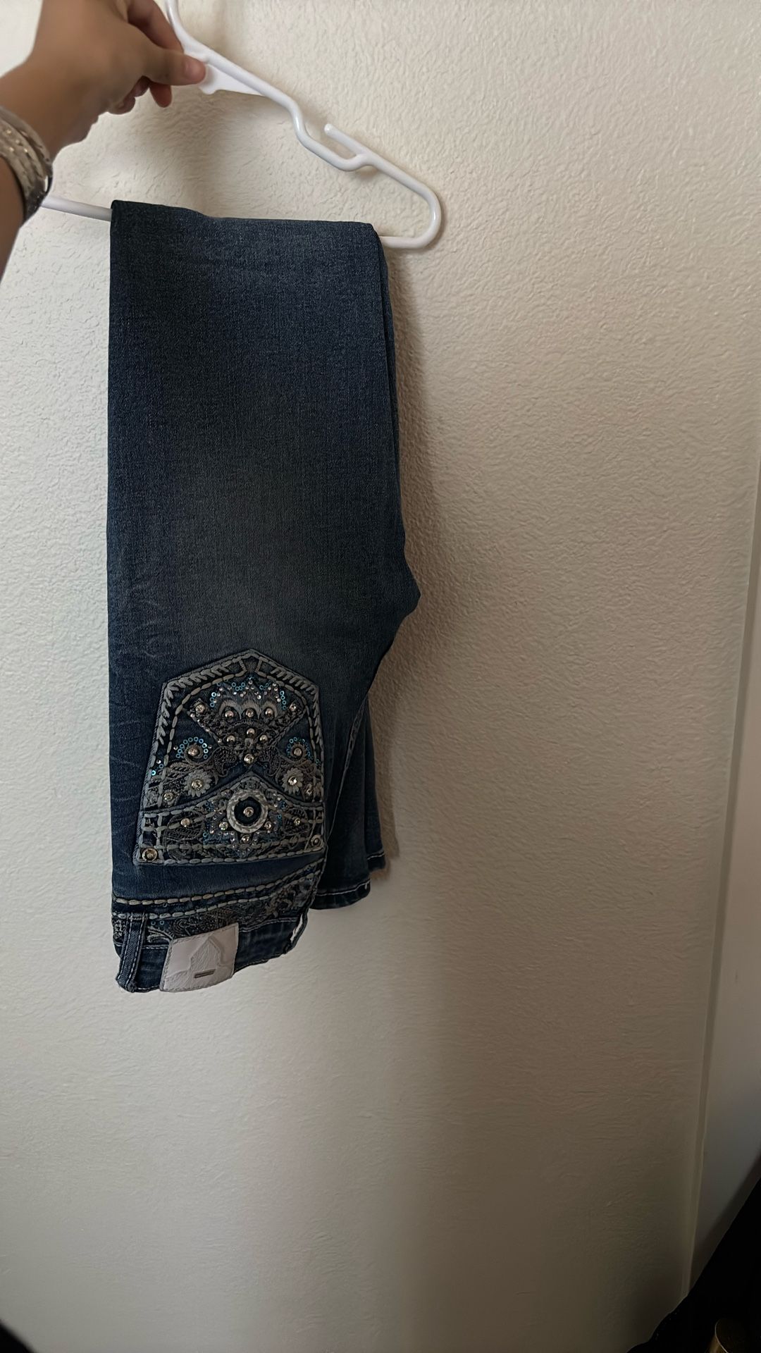 Bootcut Rhinestone Jeans