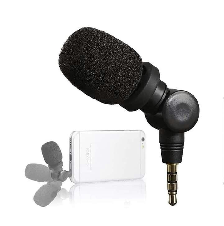 Mini Smartmic Directional 3.5mm Microphone for Smartphones,Vlogging Microphone for iPhone and YouTube Video, mic for Apple iPhone 7 7s 8