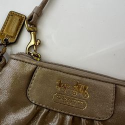 Mini coin Coach gold purse
