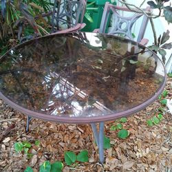 Large Metal Patio Table And Chairs 