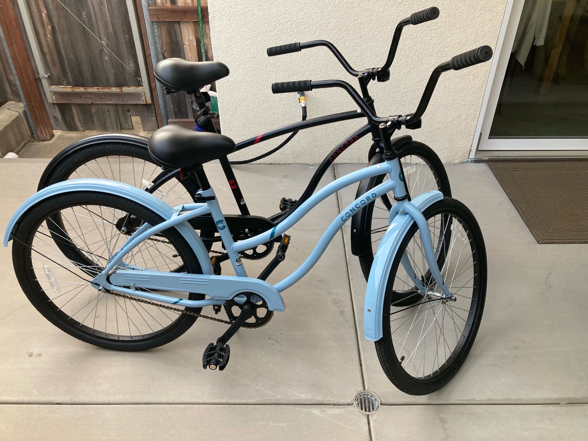 Brand NEW! His and Hers beach cruiser bikes