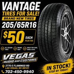 🔥 BRAND NEW VANTAGE TIRES 🔥205/65R16!!