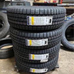 New set of (4) 265/70R17 Goodyear Wrangler SRA All Season Tires For Sale