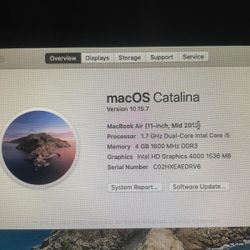 MacBook Air (11-inch Mid 2012)