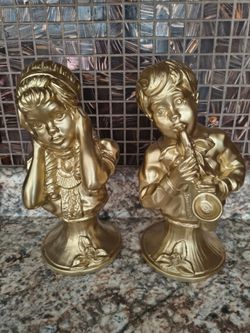 Boy & Girl Statues