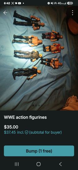 WWE WRESTLER ACTION FIGURINES