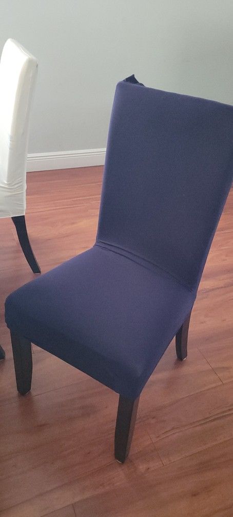 Blue Chair Cover- Set Of 4