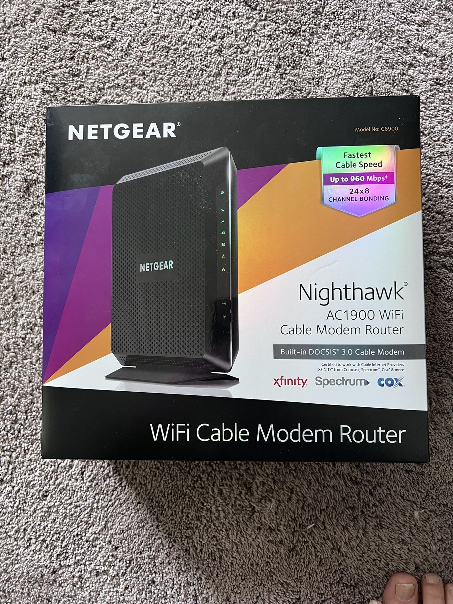 Cable, modem, and router for Xfinity, spectrum, and Cox