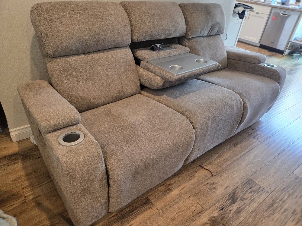 3-seat Dual Power Reclining Sofa