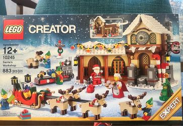 🎅 NEW LEGO Creator Expert Santa’s Workshop #10245 – RETIRED Winter Village Set 🎄