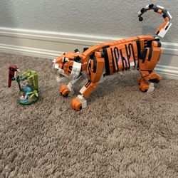LEGO Tiger, Red Panda, Coy Fish Three-in-one