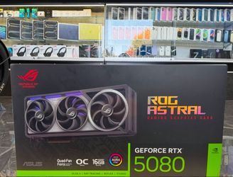 ASUS ROG 5080 ROG ASTRAL GAMING GRAPHICS CARD ((Take It Home In Payments/ llévatelo a casa en pagos)only $10 down

$1,900