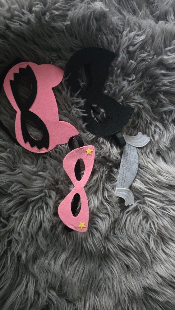 Kids Mask Set Of 4 Halloween Boys Girls  New