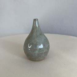 Vintage Mid Century Stoneware Japanese Mini Bud Vase