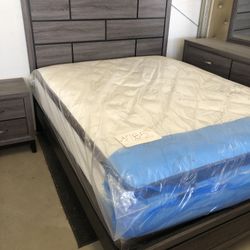 New Queen Bed With Mattres Free Delivery 🚚 