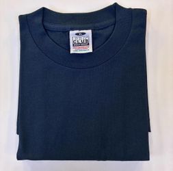 XL Navy Blue Heavyweight Pro Club T-shirt