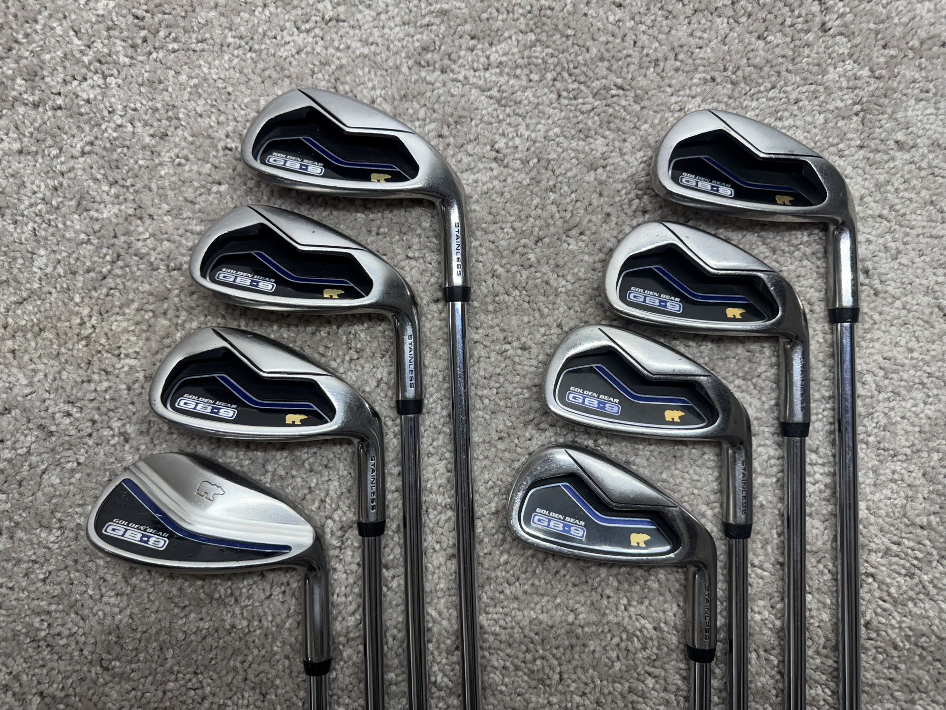 Golden Bear Golf Club Set GB-9 - Men’s Right Handed (9 Clubs)