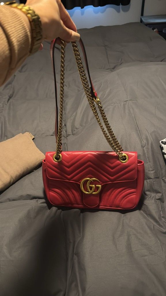 Authentic GUCCI RED BAG