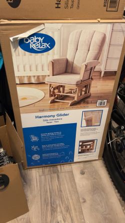 Baby Relax Harmony Glider Rocker Nursery Chair 