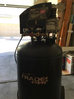 Trade Pro Air Compressor By All Trade 30 Gallon 3hp Running And 5hp Peak Only Compressor Doesn T Come With Hose For Sale In North Las Vegas Nv Offerup