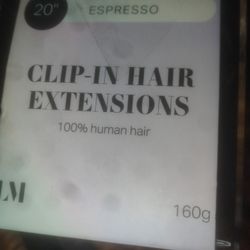 Clip In Hair Extensions 100 percent Human Hair. 20inches