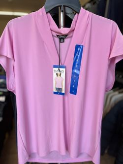 Ladies Buffalo V Neck Blouse 