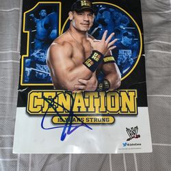 John Cena Signed 