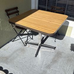 Outdoor Patio Chair Table Set