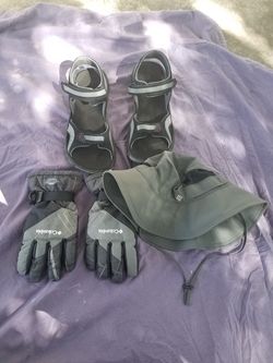 Colombia sandals, cap,gloves