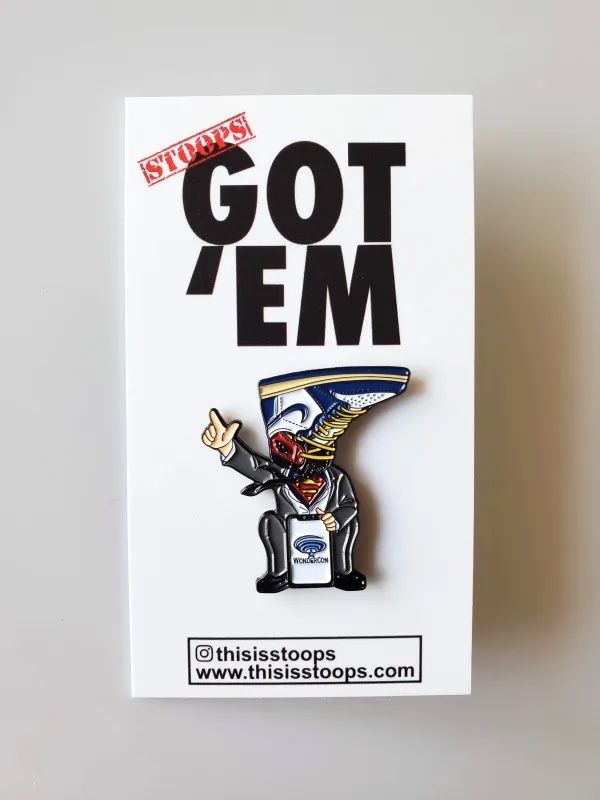 SNKRhead Jordan x Union Blue (Superman / WonderCon) Enamel Pin