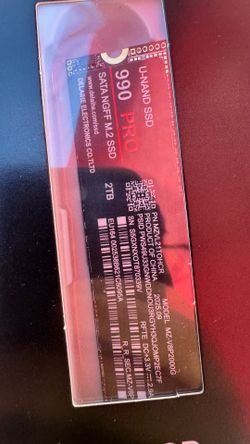 SSD 2TB 990 PRO SATA NGFF M.2 BRAND NEW