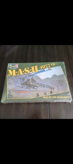 Revell MASH 4077th Bell H-13H Helicopter 1:35 Scale Model Kit Sealed NEW Read De. Condition is New. Shipped with USPS Ground Advantage