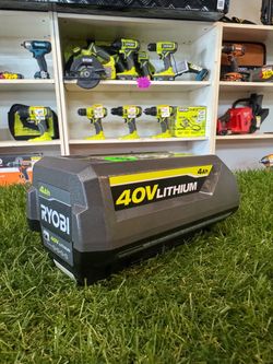 Ryobi 40v 4ah a battery