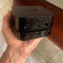 Two Apple Tv Boxes. No Remotes No Cords.