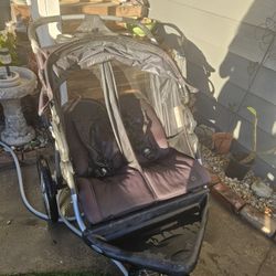 Running  Stroller For 2 Children