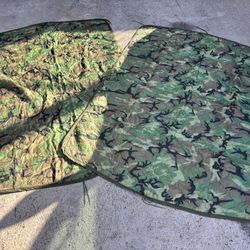 Quilted Army Style Poncho Liner, Ground Cover 