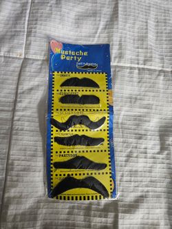 Mustache Party Self-Adhesive Fake Mustaches Set