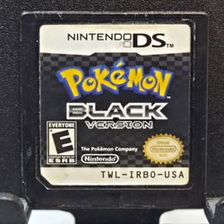 Authentic Pokémon Black Version Nintendo DS Tested & Working